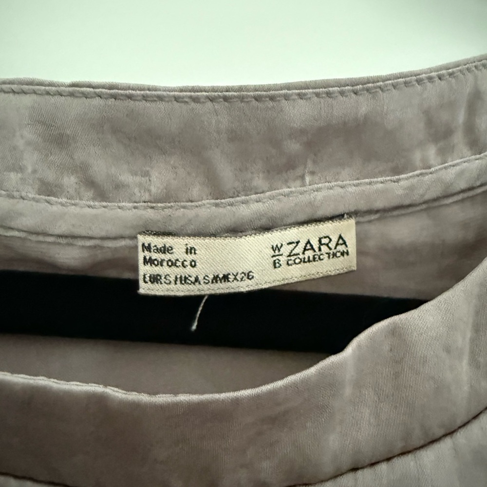Zara Gray Drawstring Sweatshirt - Picture 4 of 4